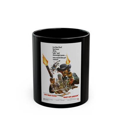 DAY OF ANGER 1967 Movie Poster - Black Coffee Mug-11oz-The Sticker Space