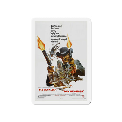 DAY OF ANGER 1967 Movie Poster - Die-Cut Magnet-5" x 5"-The Sticker Space