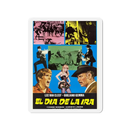 DAY OF ANGER (SPANISH) 1967 Movie Poster - Refrigerator Magnet 2 Inch - The Sticker Space
