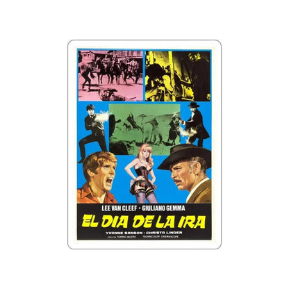 DAY OF ANGER (SPANISH) 1967 Movie Poster STICKER Vinyl Die-Cut Decal 4 Inch - The Sticker Space
