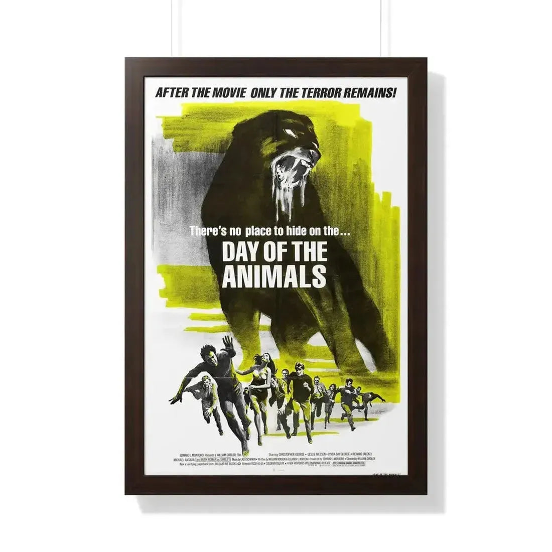 DAY OF THE ANIMALS (2) 1977 - Framed Movie Poster - The Sticker Space