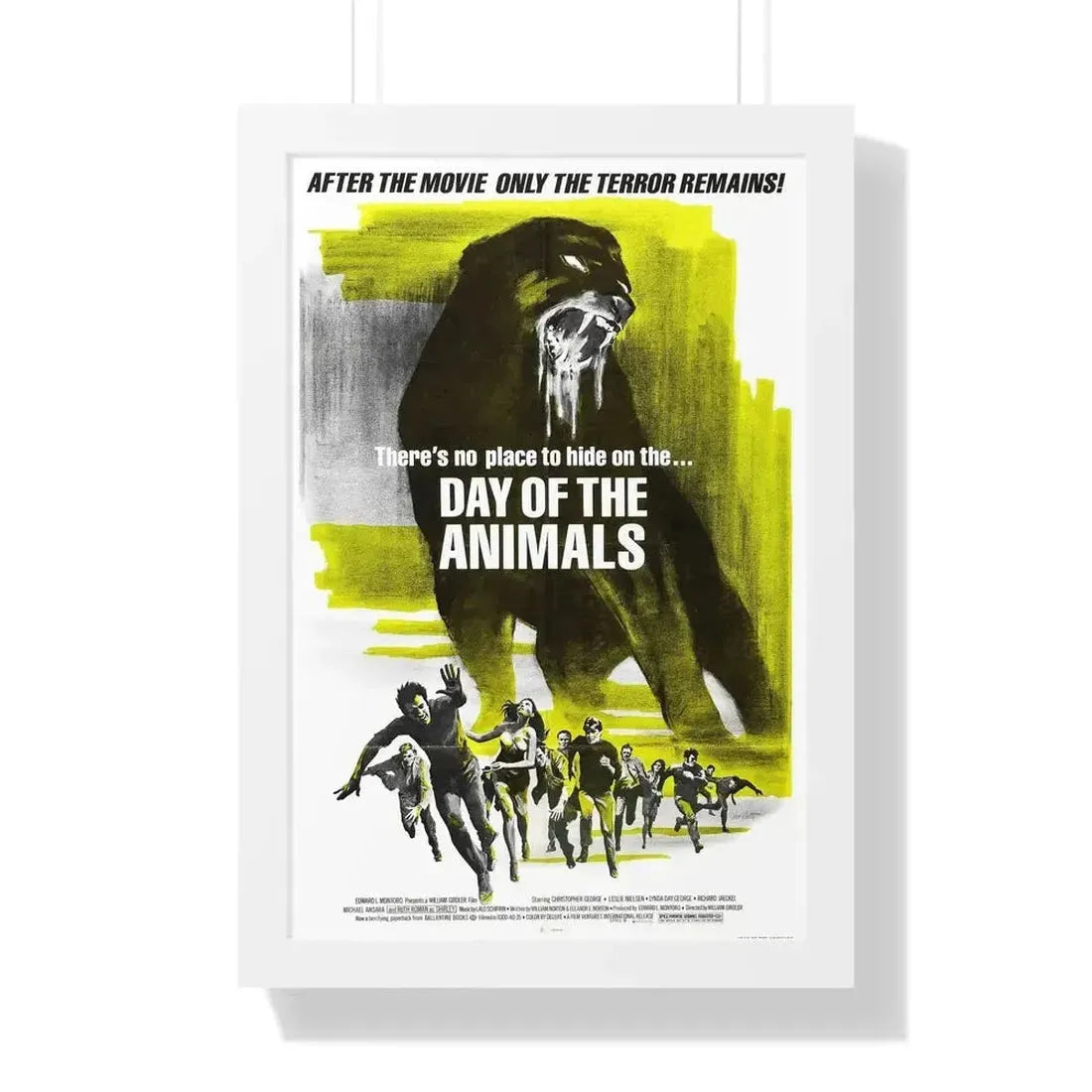 DAY OF THE ANIMALS (2) 1977 - Framed Movie Poster - The Sticker Space