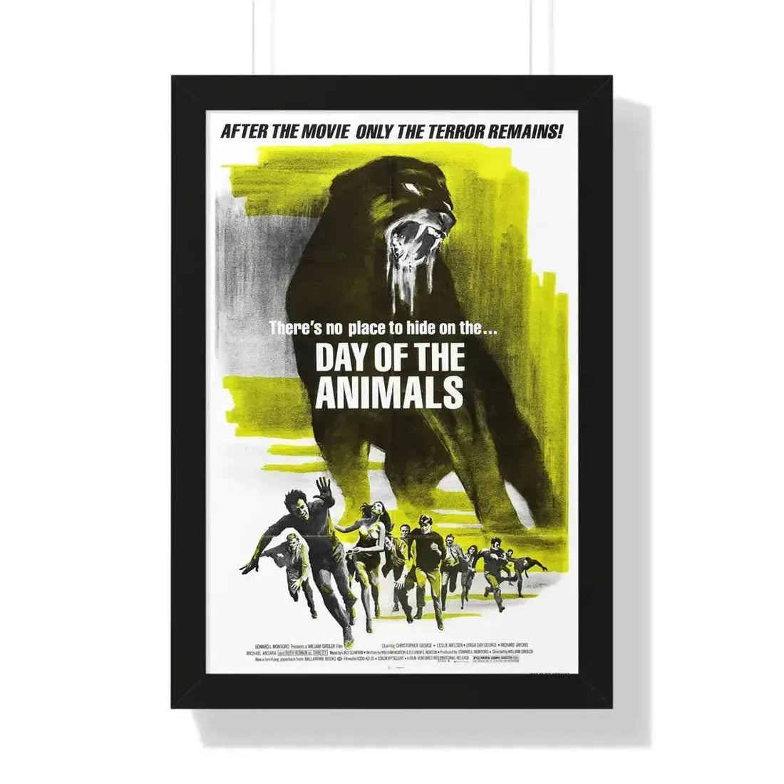DAY OF THE ANIMALS (2) 1977 - Framed Movie Poster - The Sticker Space
