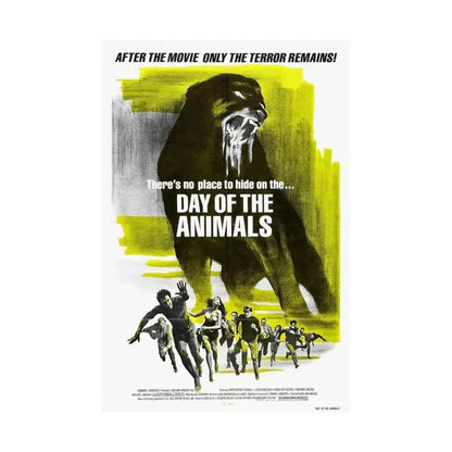 DAY OF THE ANIMALS (2) 1977 - Paper Movie Poster - The Sticker Space