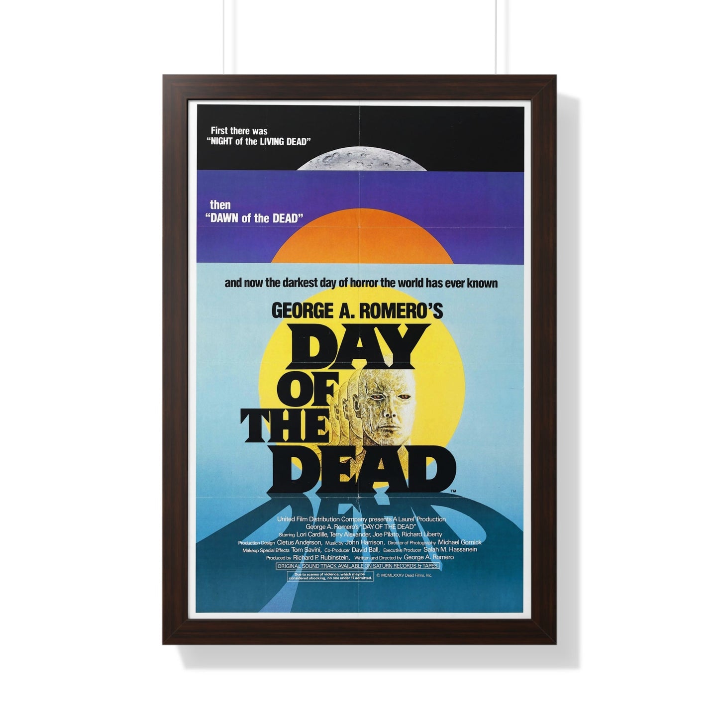 DAY OF THE DEAD 1985 - Framed Movie Poster-20" x 30"-The Sticker Space