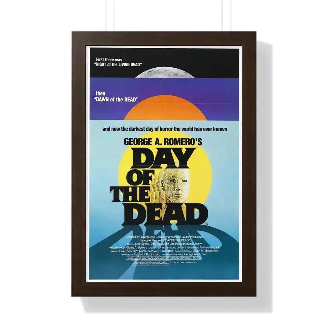 DAY OF THE DEAD 1985 - Framed Movie Poster - The Sticker Space