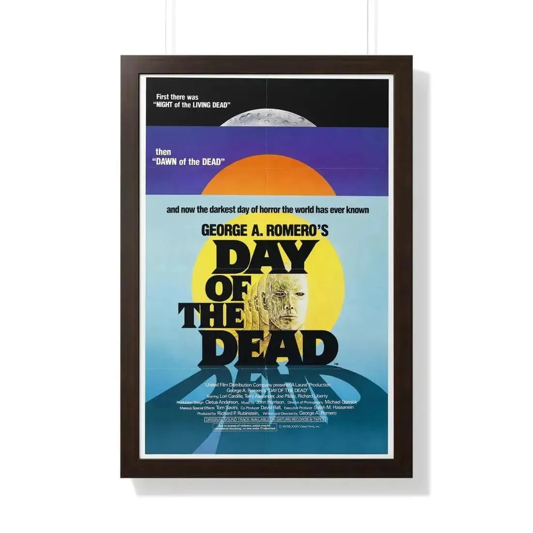 DAY OF THE DEAD 1985 - Framed Movie Poster - The Sticker Space