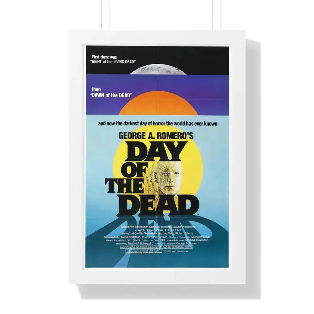 DAY OF THE DEAD 1985 - Framed Movie Poster - The Sticker Space