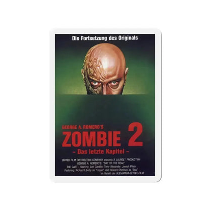 DAY OF THE DEAD (GERMAN) 1985 Movie Poster - Refrigerator Magnet - The Sticker Space