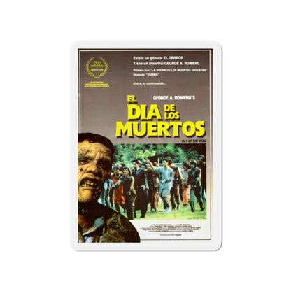 DAY OF THE DEAD (SPANISH) 1985 Movie Poster - Die-Cut Magnet-4" x 4"-The Sticker Space