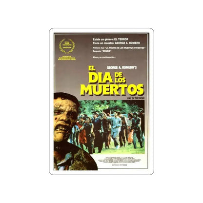 DAY OF THE DEAD (SPANISH) 1985 Movie Poster STICKER Vinyl Die-Cut Decal - The Sticker Space