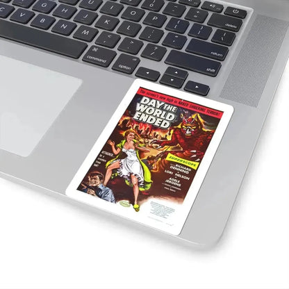 DAY THE WORLD ENDED 1955 Movie Poster - STICKER Vinyl Kiss-Cut Decal - The Sticker Space