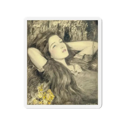 Daydreams (Magazine Illustration) Refrigerator Magnet - The Sticker Space