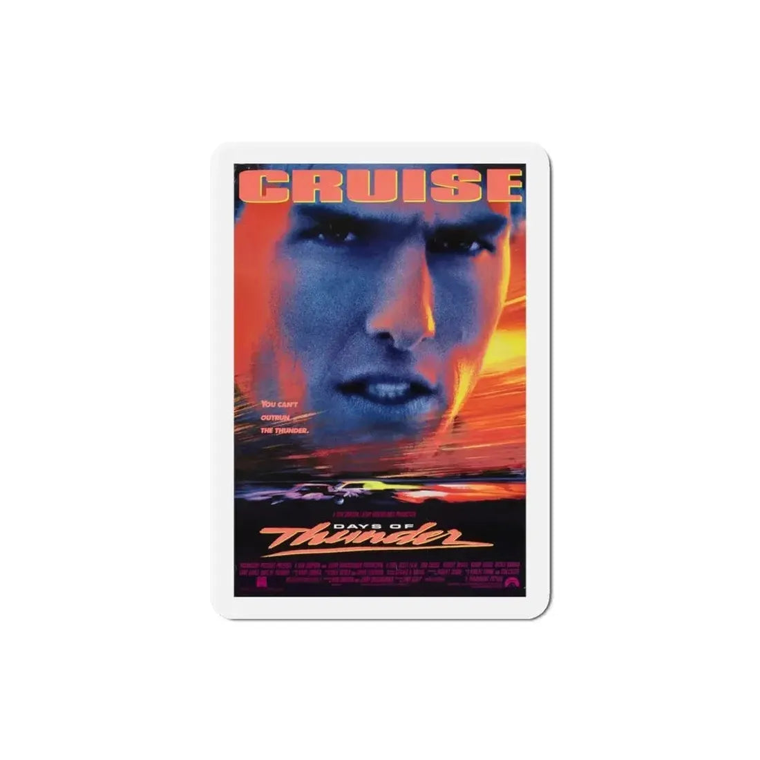 Days of Thunder 1990 Movie Poster Refrigerator Magnet - The Sticker Space