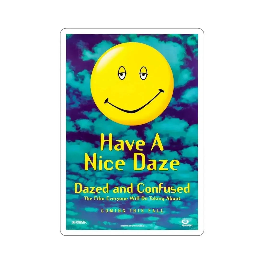 Dazed and Confused 1993 Movie Poster STICKER Vinyl Die-Cut Decal - The Sticker Space