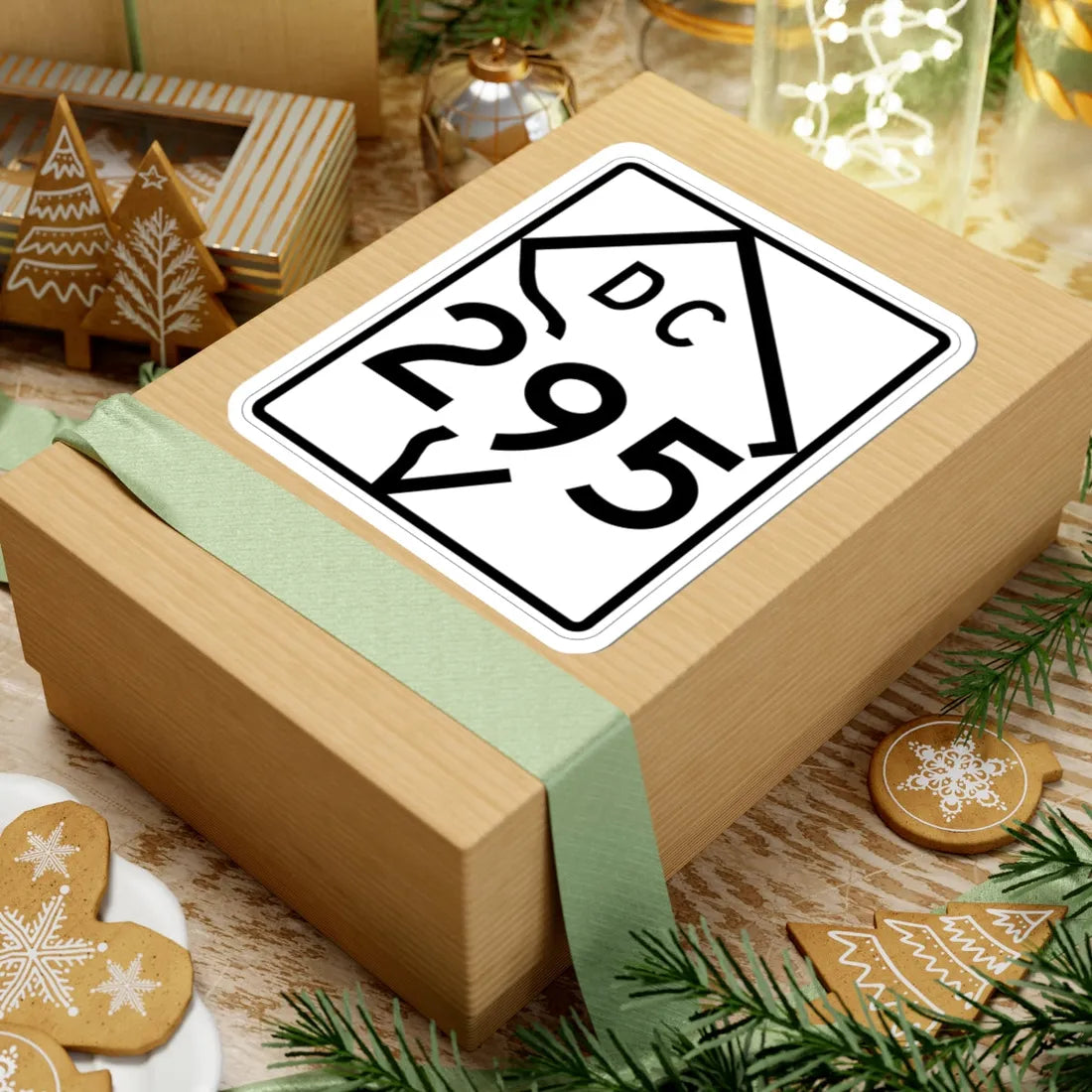 DC-295 (Washington D.C.) (Road Sign) STICKER Vinyl Kiss-Cut Decal - The Sticker Space