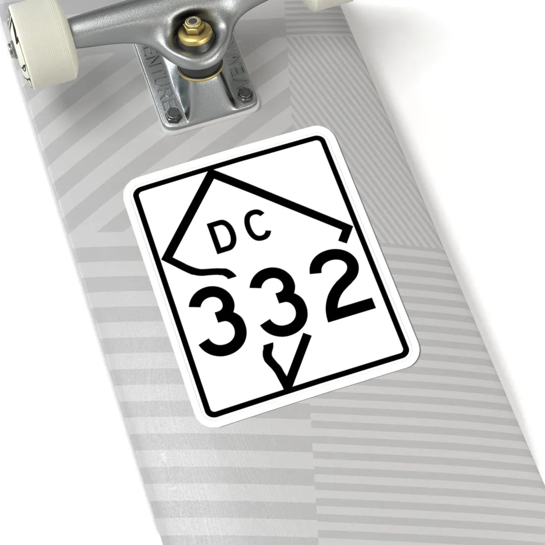 DC-332 (Washington D.C.) (Road Sign) STICKER Vinyl Kiss-Cut Decal - The Sticker Space