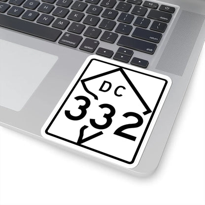 DC-332 (Washington D.C.) (Road Sign) STICKER Vinyl Kiss-Cut Decal - The Sticker Space