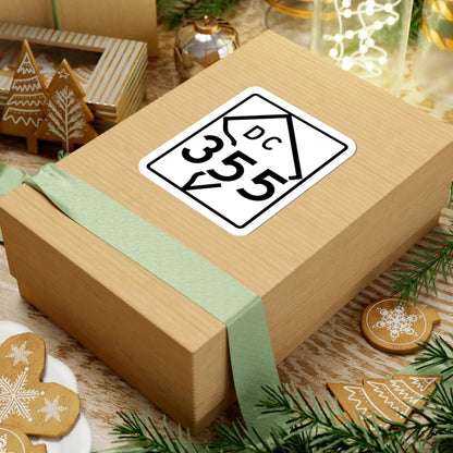 DC-355 (Washington D.C.) (Road Sign) STICKER Vinyl Kiss-Cut Decal - The Sticker Space