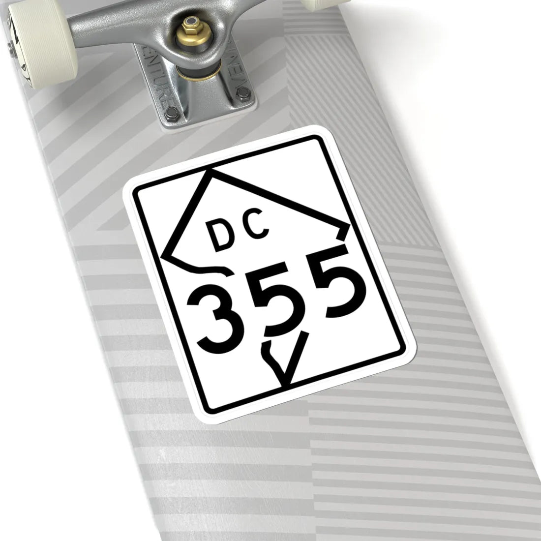 DC-355 (Washington D.C.) (Road Sign) STICKER Vinyl Kiss-Cut Decal - The Sticker Space