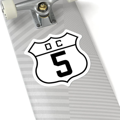DC-5 (Washington D.C.) (Road Sign) STICKER Vinyl Kiss-Cut Decal - The Sticker Space