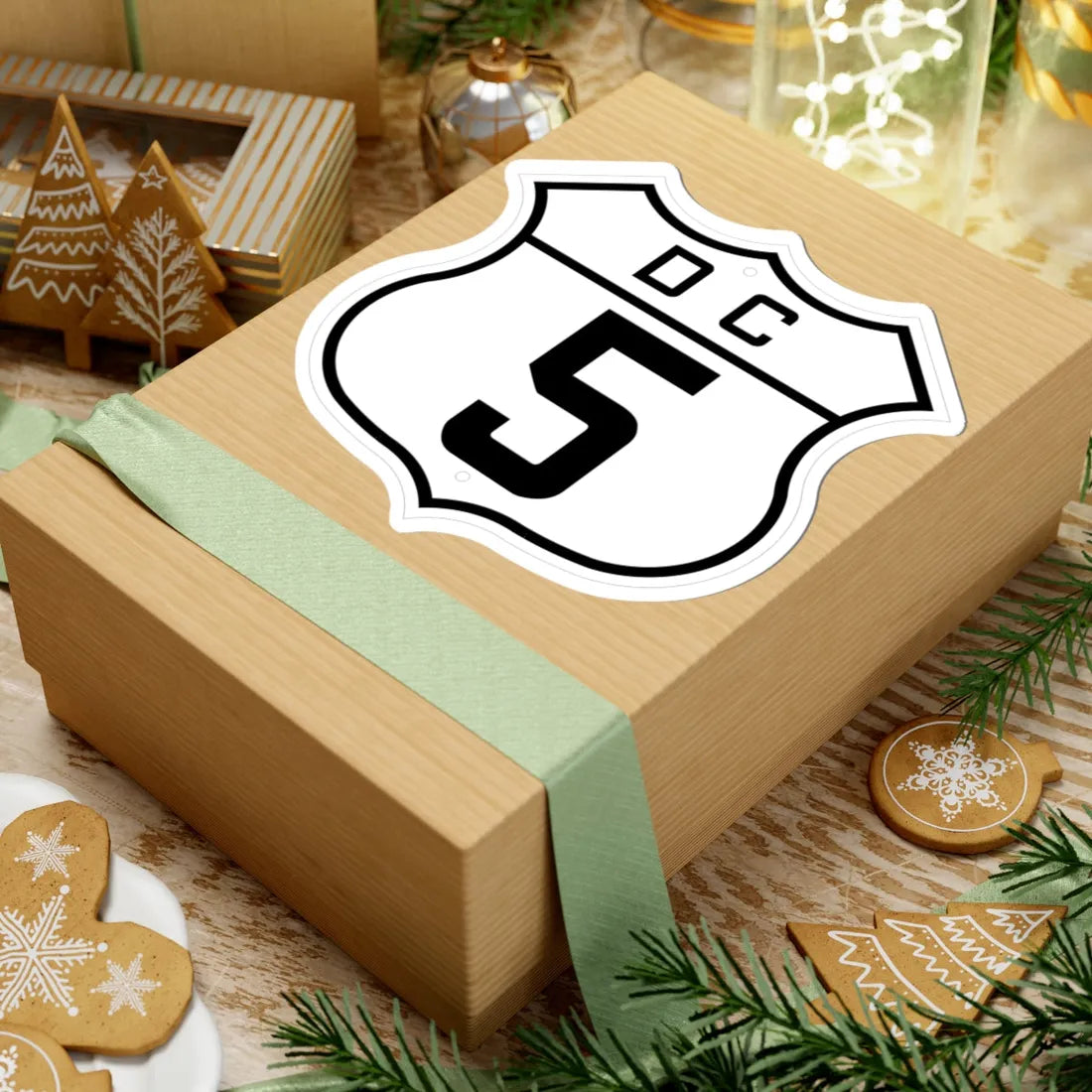 DC-5 (Washington D.C.) (Road Sign) STICKER Vinyl Kiss-Cut Decal - The Sticker Space