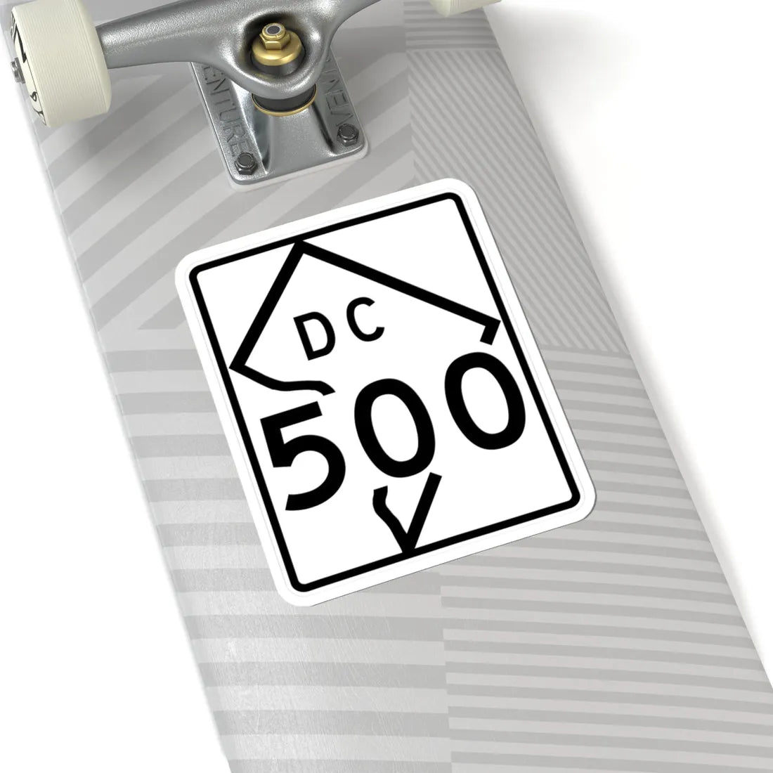 DC-500 (Washington D.C.) (Road Sign) STICKER Vinyl Kiss-Cut Decal - The Sticker Space