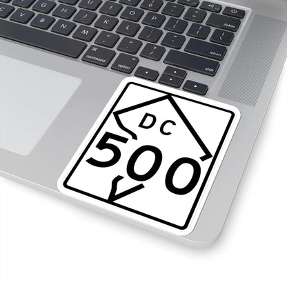DC-500 (Washington D.C.) (Road Sign) STICKER Vinyl Kiss-Cut Decal - The Sticker Space