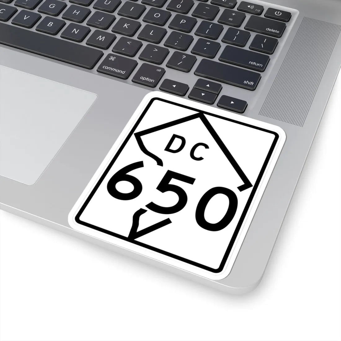 DC-650 (Washington D.C.) (Road Sign) STICKER Vinyl Kiss-Cut Decal - The Sticker Space