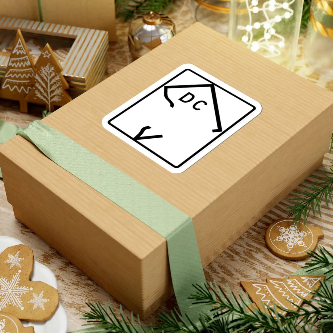 DC-blank (Washington D.C.) (Road Sign) STICKER Vinyl Kiss-Cut Decal - The Sticker Space