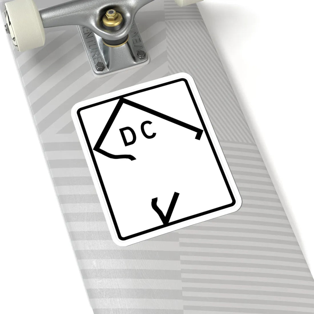 DC-blank (Washington D.C.) (Road Sign) STICKER Vinyl Kiss-Cut Decal - The Sticker Space