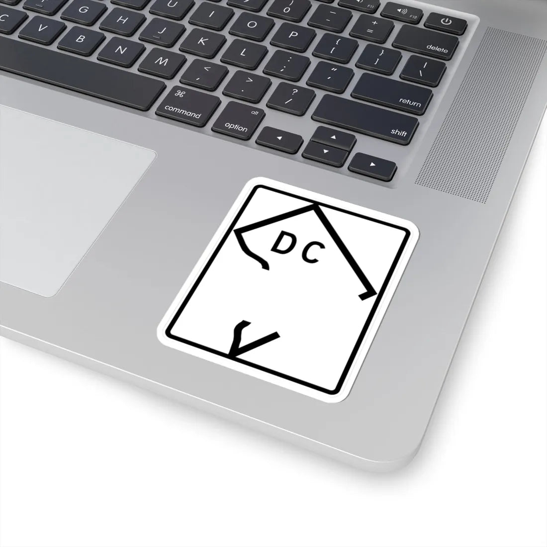 DC-blank (Washington D.C.) (Road Sign) STICKER Vinyl Kiss-Cut Decal - The Sticker Space