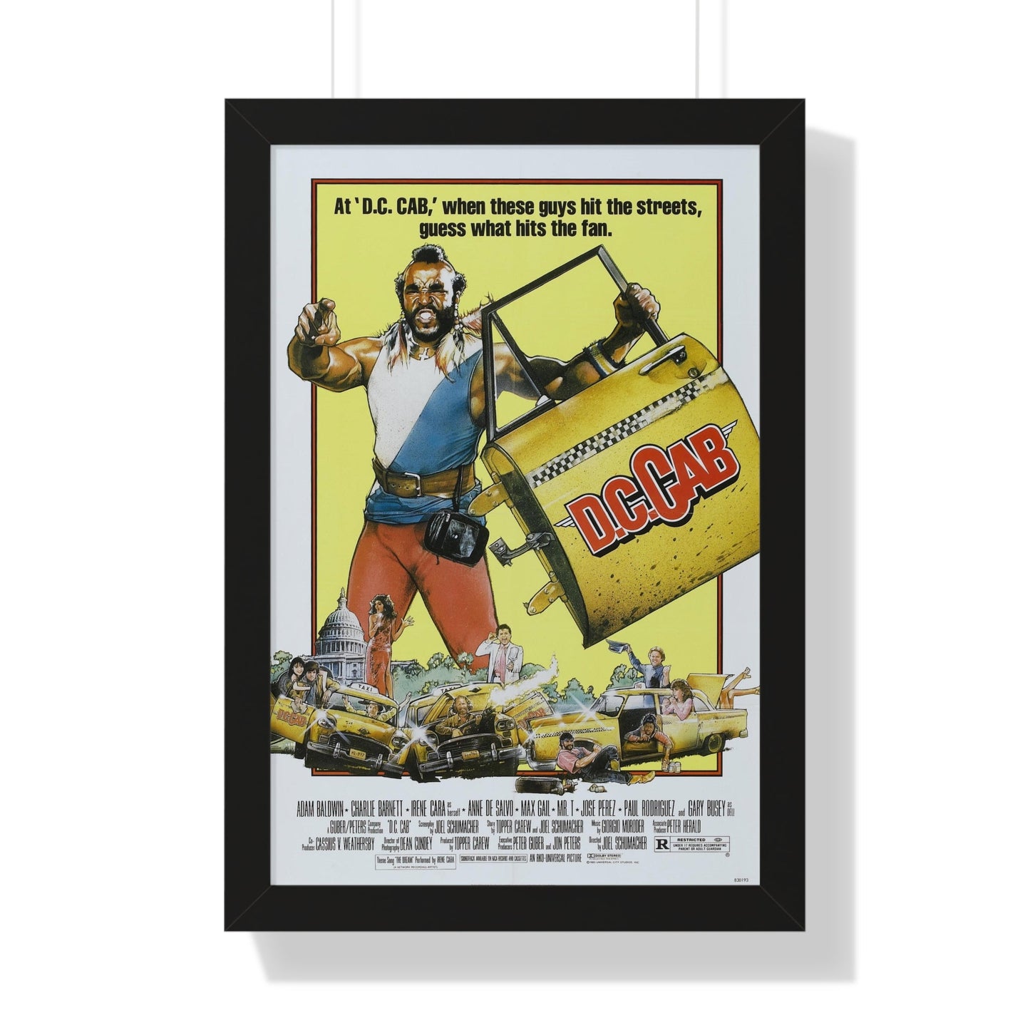 DC CAB 1983 - Framed Movie Poster-16″ x 24″-The Sticker Space