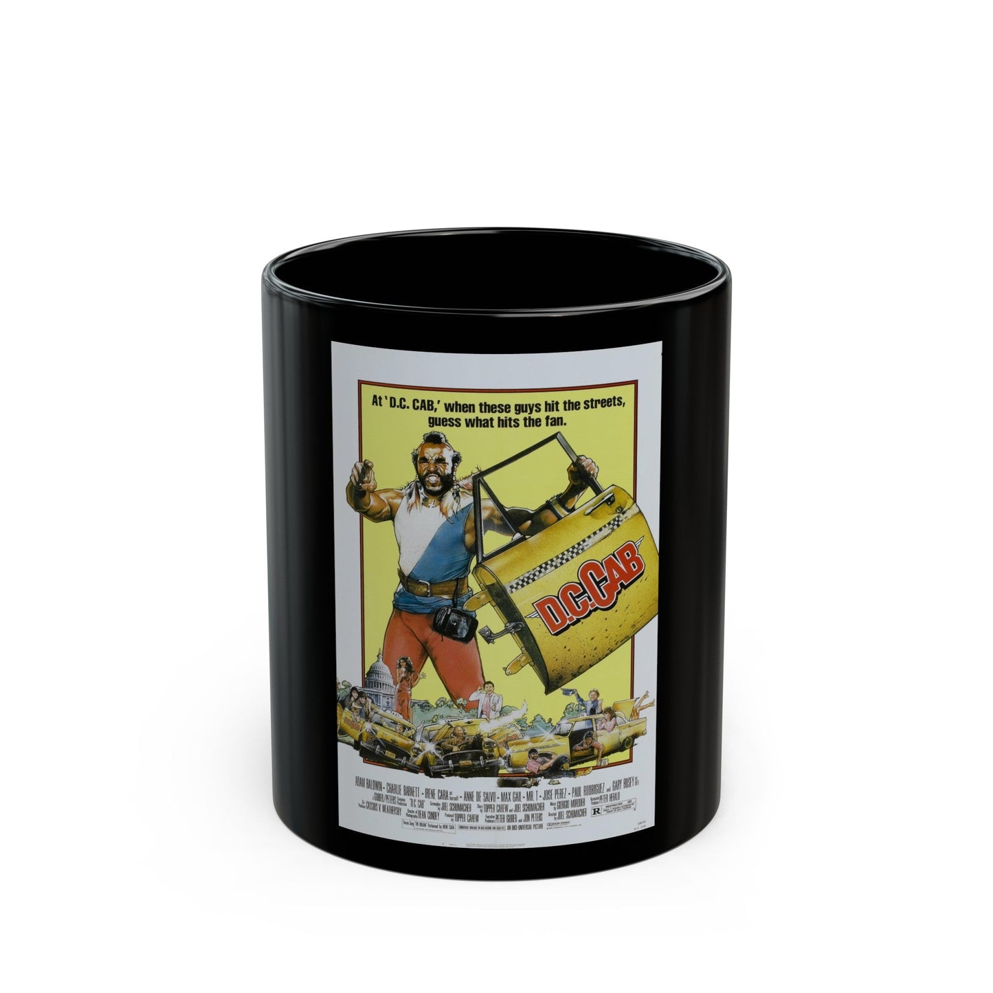 DC CAB 1983 Movie Poster - Black Coffee Mug-11oz-The Sticker Space