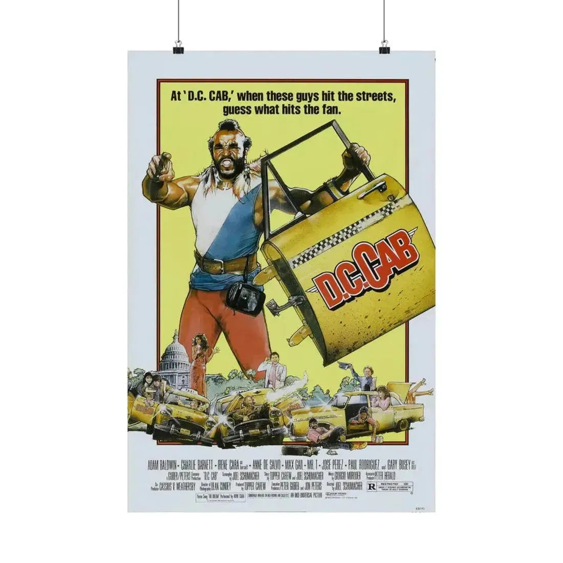 DC CAB 1983 - Paper Movie Poster 20″ x 30″ Matte - The Sticker Space