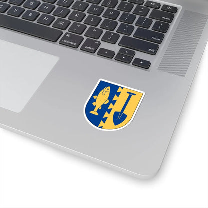 Döderhult vapen (Sweden) (Coat of Arms) STICKER Vinyl Kiss-Cut Decal - The Sticker Space