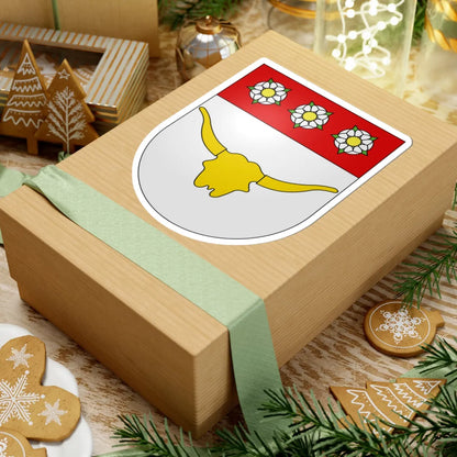 Düdingen-coat of arms (Switzerland) (Coat of Arms) STICKER Vinyl Kiss-Cut Decal - The Sticker Space