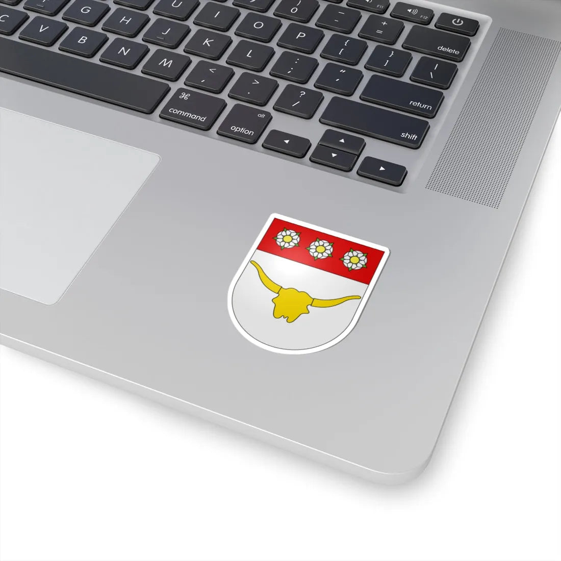 Düdingen-coat of arms (Switzerland) (Coat of Arms) STICKER Vinyl Kiss-Cut Decal - The Sticker Space