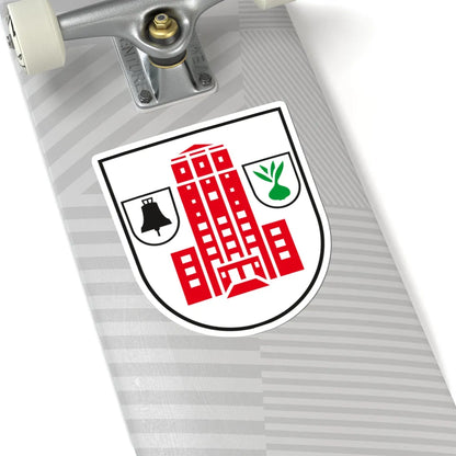 DE-BB 12-0-64-336 Neuenhagen bei Berlin COA (Germany) (Coat of Arms) STICKER Vinyl Kiss-Cut Decal - The Sticker Space