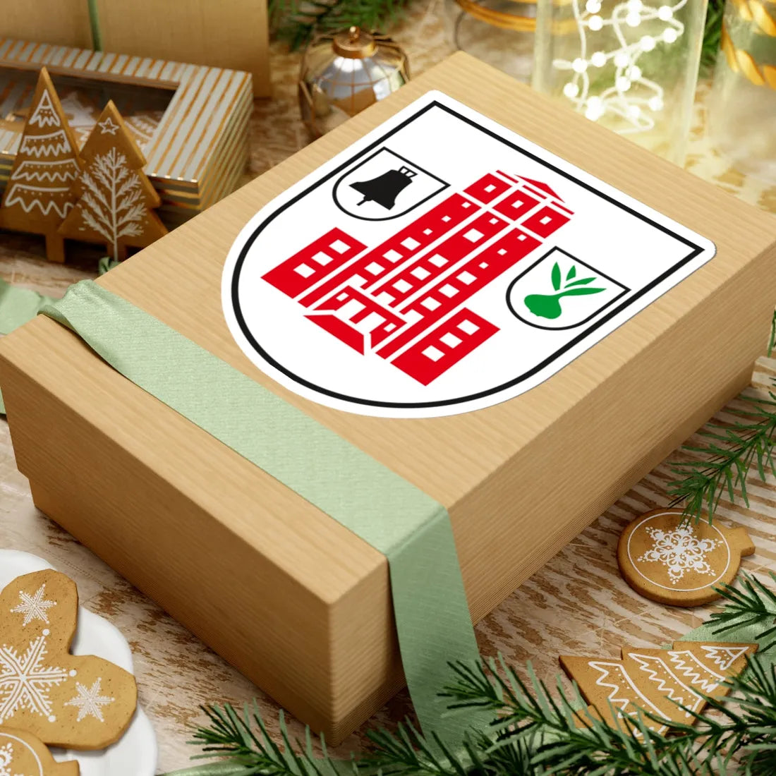 DE-BB 12-0-64-336 Neuenhagen bei Berlin COA (Germany) (Coat of Arms) STICKER Vinyl Kiss-Cut Decal - The Sticker Space