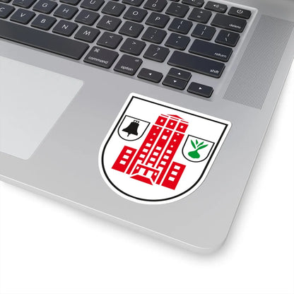 DE-BB 12-0-64-336 Neuenhagen bei Berlin COA (Germany) (Coat of Arms) STICKER Vinyl Kiss-Cut Decal - The Sticker Space