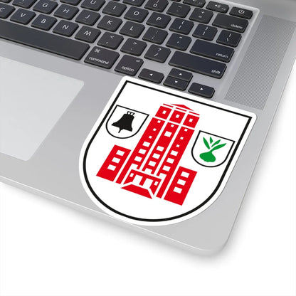 DE-BB 12-0-64-336 Neuenhagen bei Berlin COA (Germany) (Coat of Arms) STICKER Vinyl Kiss-Cut Decal - The Sticker Space