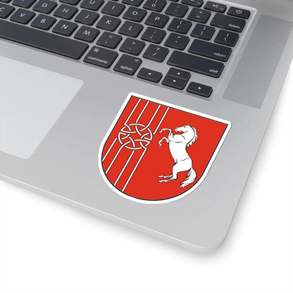 DE-BB 12-0-69-017 Schaepe COA (Germany) (Coat of Arms) STICKER Vinyl Kiss-Cut Decal - The Sticker Space