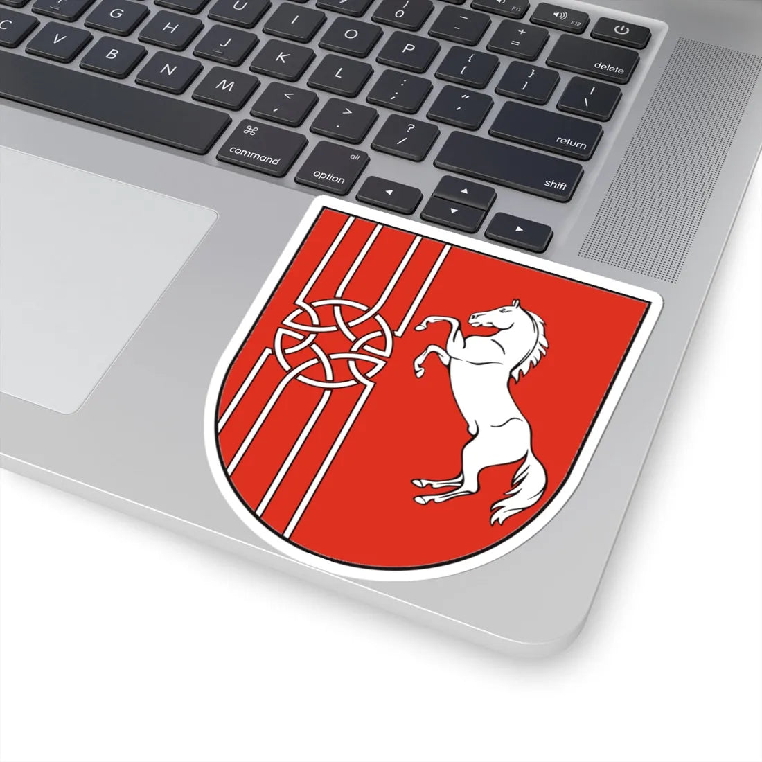 DE-BB 12-0-69-017 Schaepe COA (Germany) (Coat of Arms) STICKER Vinyl Kiss-Cut Decal - The Sticker Space