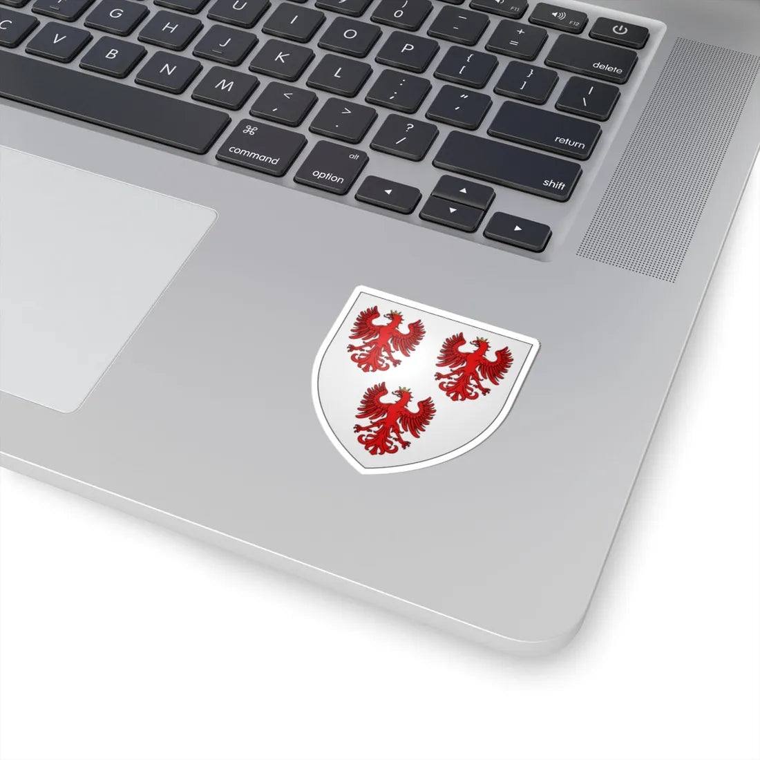 De Courcy arms (Ireland) (Coat of Arms) STICKER Vinyl Kiss-Cut Decal - The Sticker Space
