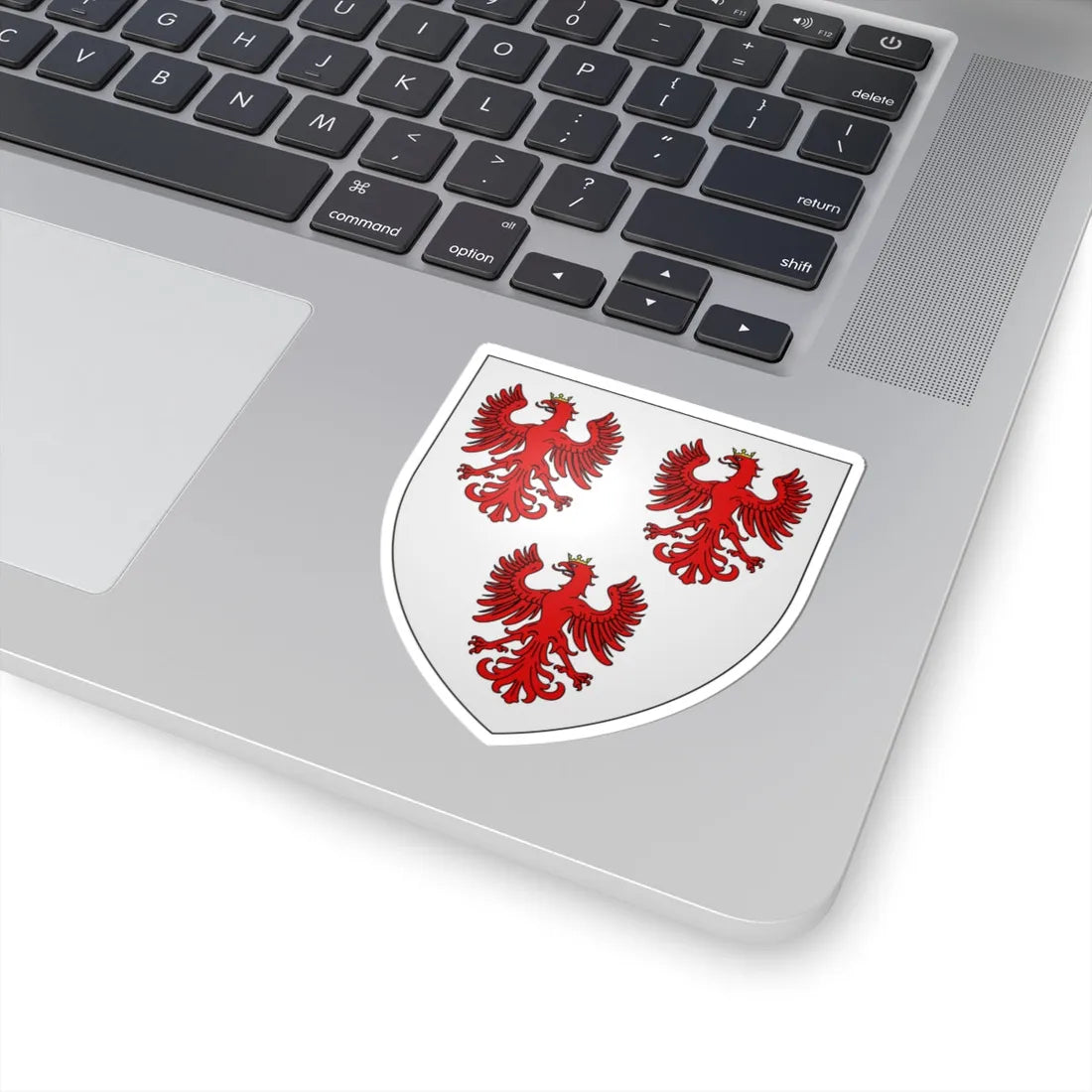 De Courcy arms (Ireland) (Coat of Arms) STICKER Vinyl Kiss-Cut Decal - The Sticker Space