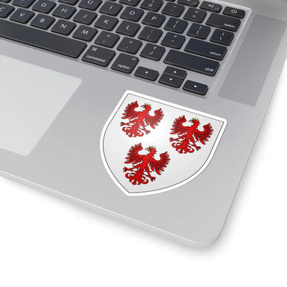 De Courcy arms (Ireland) (Coat of Arms) STICKER Vinyl Kiss-Cut Decal - The Sticker Space