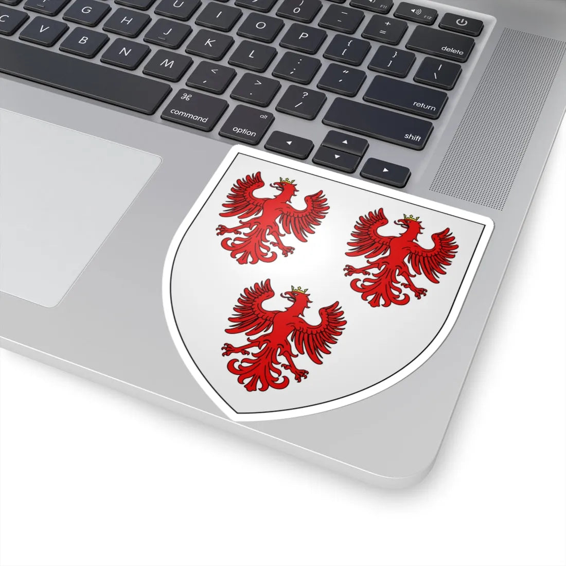 De Courcy arms (Ireland) (Coat of Arms) STICKER Vinyl Kiss-Cut Decal - The Sticker Space