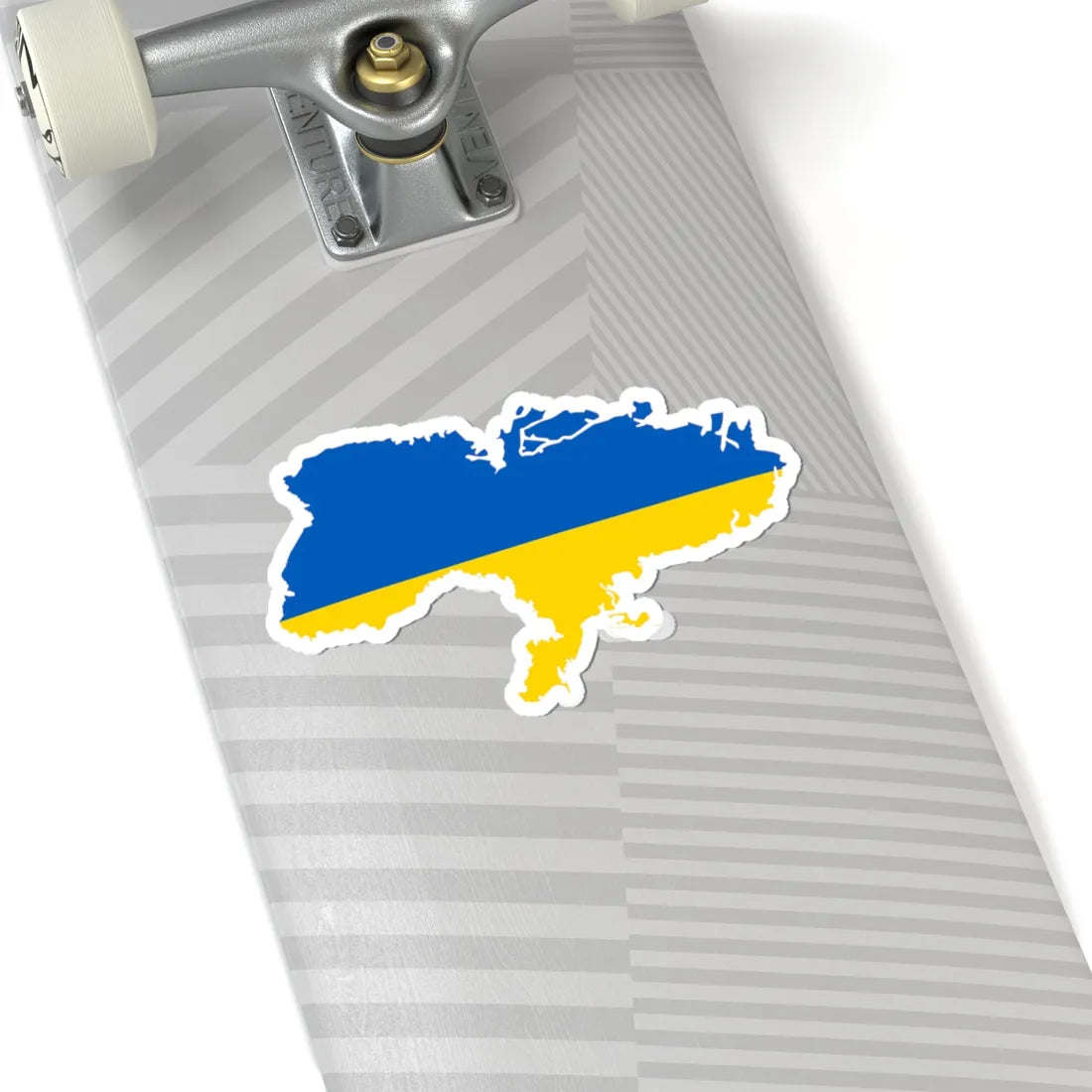 De-facto flag map of Ukraine March 20 2022 (Ukraine) STICKER Vinyl Kiss-Cut Decal - The Sticker Space