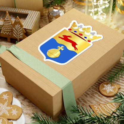 De Fryske Marren wapen (Netherlands) (Coat of Arms) STICKER Vinyl Kiss-Cut Decal - The Sticker Space